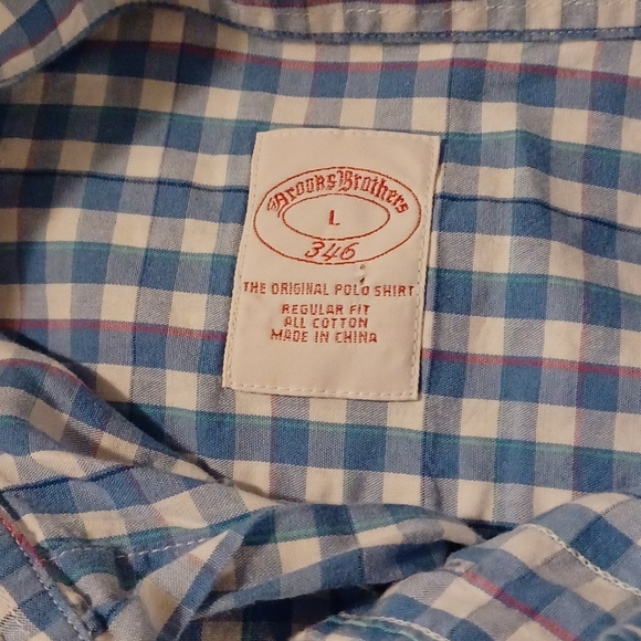 Brooks Brothers Mens Long Sleeve Button Down Size Large LOT of 2 - Picture 7 of 8
